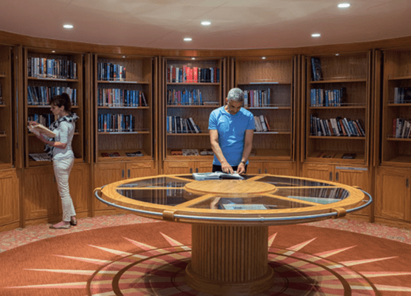 Fred. Olsen Cruise Lines, Balmoral, Library 1.png